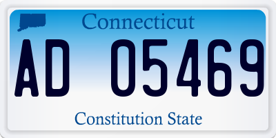 CT license plate AD05469