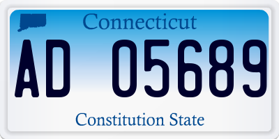 CT license plate AD05689