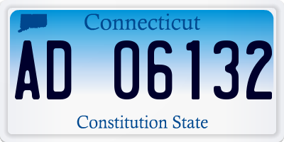 CT license plate AD06132