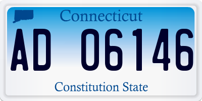 CT license plate AD06146
