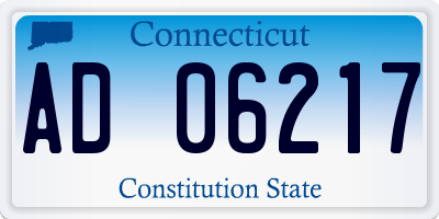 CT license plate AD06217