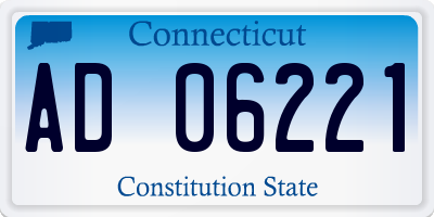 CT license plate AD06221