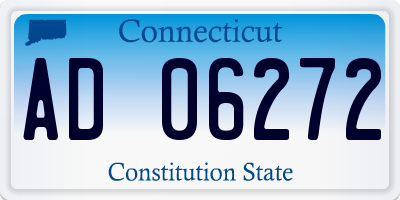 CT license plate AD06272