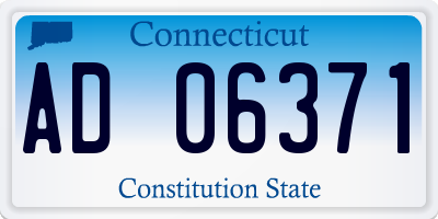 CT license plate AD06371