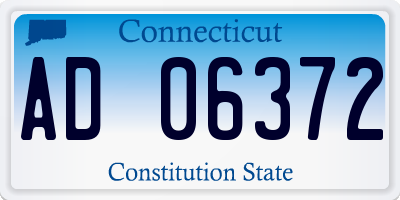 CT license plate AD06372