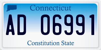 CT license plate AD06991