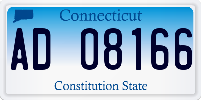 CT license plate AD08166