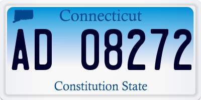 CT license plate AD08272