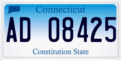 CT license plate AD08425