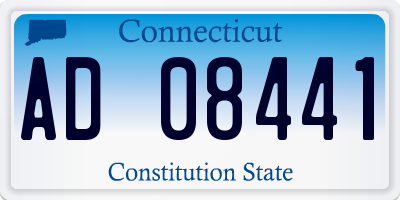 CT license plate AD08441