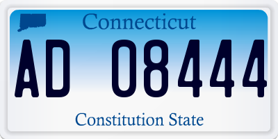 CT license plate AD08444