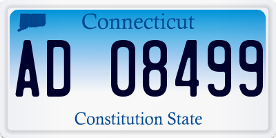 CT license plate AD08499