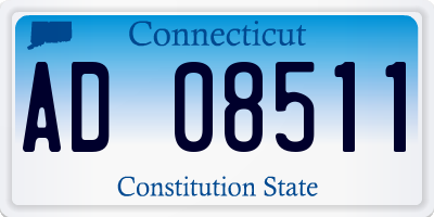 CT license plate AD08511