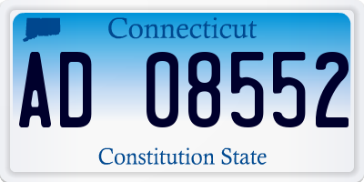 CT license plate AD08552