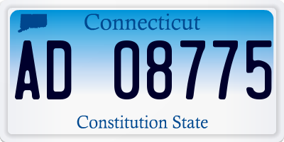CT license plate AD08775