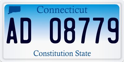 CT license plate AD08779