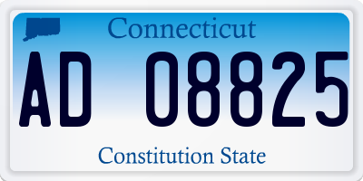 CT license plate AD08825