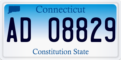 CT license plate AD08829