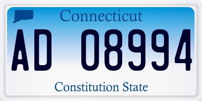 CT license plate AD08994