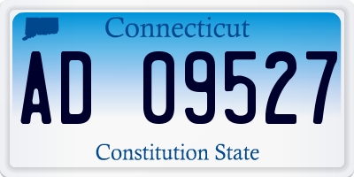 CT license plate AD09527