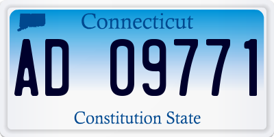 CT license plate AD09771