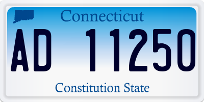 CT license plate AD11250
