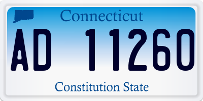 CT license plate AD11260