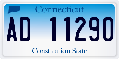 CT license plate AD11290