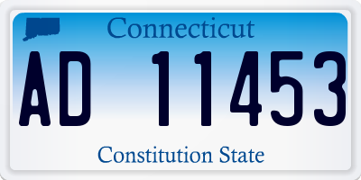 CT license plate AD11453