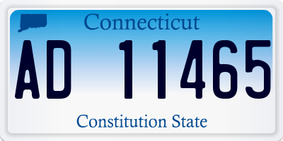 CT license plate AD11465