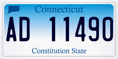 CT license plate AD11490