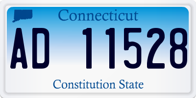 CT license plate AD11528