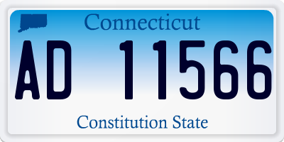 CT license plate AD11566