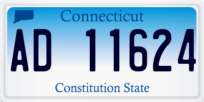 CT license plate AD11624
