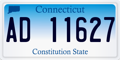 CT license plate AD11627