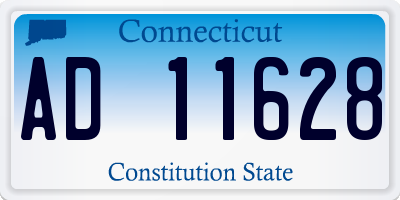 CT license plate AD11628