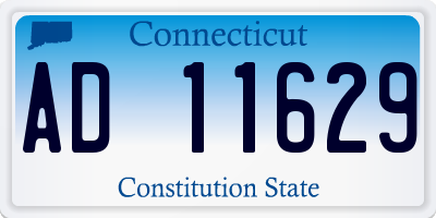 CT license plate AD11629