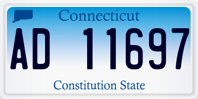 CT license plate AD11697