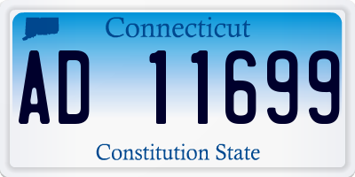 CT license plate AD11699