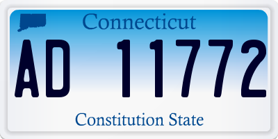 CT license plate AD11772