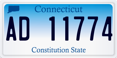 CT license plate AD11774