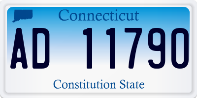 CT license plate AD11790