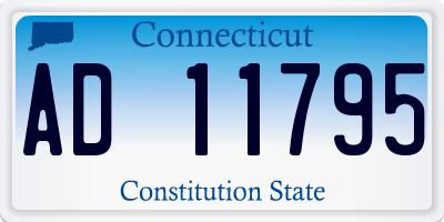 CT license plate AD11795
