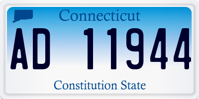 CT license plate AD11944