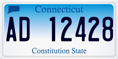 CT license plate AD12428