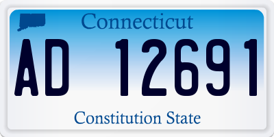 CT license plate AD12691