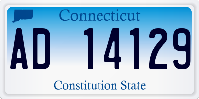 CT license plate AD14129