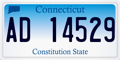 CT license plate AD14529