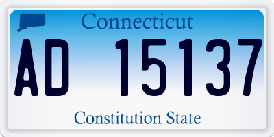 CT license plate AD15137