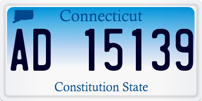 CT license plate AD15139